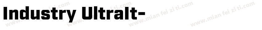 Industry UltraIt字体转换